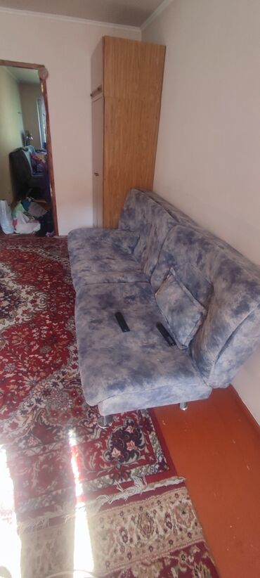 Диваны: Модульный диван, цвет - Голубой, Б/у