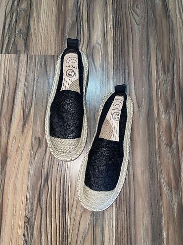 sport: Женские эспадрильи DR PF Sport - Верх: черный текстиль с ажурным — 1