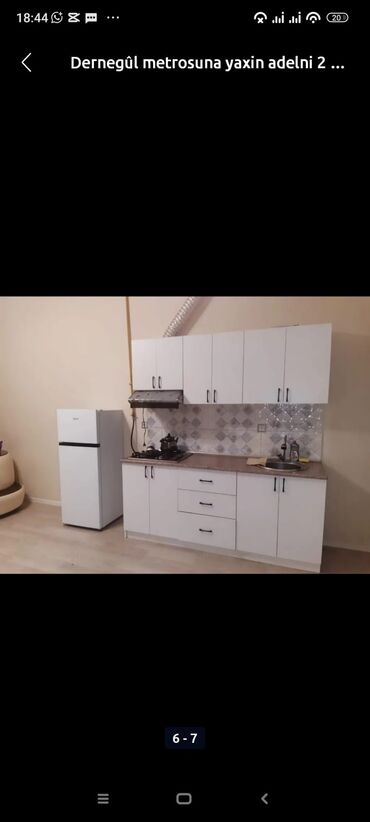 Uzunmüddətli kirayə evlər: 60 kv. m, 2 otaqlı, Telefon, Qaz, İşıq — 7