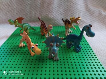 lego za devojčice: Set dinosaurusa,puna meka plastika,6 komada u savršenom stanju