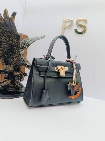 Torbe: Elegantna torbica, Hermes, Materijal: Koža, Lakovana koža — 14