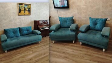 Salon, tibbi kreslolar: İşlənmiş, Divan, 2 kreslo