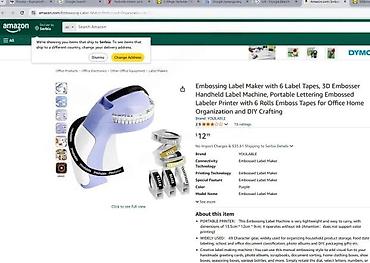 Ostali ručni alati: Ručni uređaj za reljefno ispisivanje etiketa – Crelando - Tip — 3