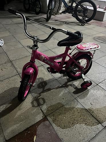 Velosipedlər: Uşaq velosipedi – 12 düym - Rəng: çəhrayı - Təkərlər: 12" ön və arxa — 4