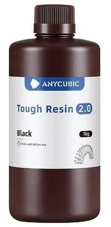 Epoksid qətranı: Anycubic Tough Reçine 2.0 – Qara, 1 kq Resin texnologiyalı 3D — 1