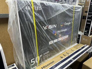 телевизоры с интернетом: 🔥🔥СРОЧНАЯ АКЦИЯ !🔥🔥 телик телевизор YASIN QLED 50Q90 130 см 50" 4k HD