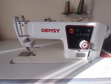 yağ maşını: Tikiş maşını Gemsy, Yeni,Elektromexaniki, 2 saplı Ünvandan götürmə — 2