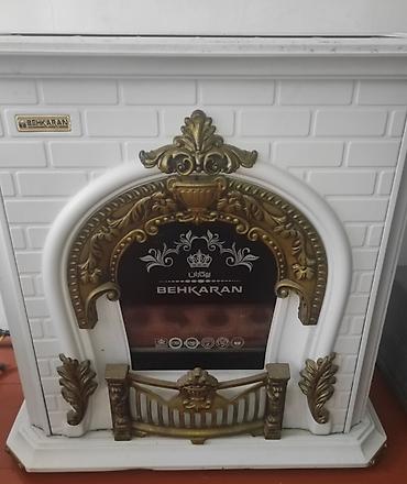 at qiz sekilleri: BEHKARAN qaz sobası/kamin tipli isidici - Dekorativ kamin dizaynı: ağ — 4