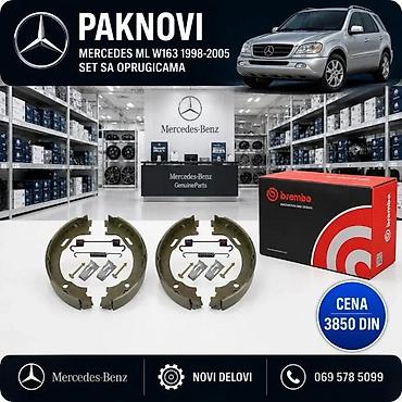 Brake System: PAKNOVI MERCEDES ML W163 W164 SAJLA RUCNE | Paknovi mercedes ml W163 — 3