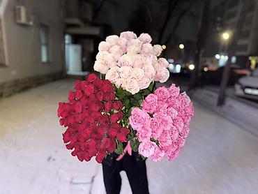 Букеты из живых цветов: Букеты из свежих цветов в нежной пастельной гамме. /Московская 184 — 8