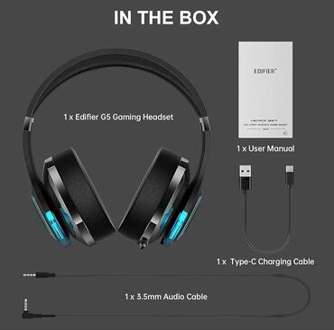 Qulaqcıqlar: 🎧 Edifier Hecate G5BT – Real döyüş səhnəsini qulağınızda hiss edin! — 14
