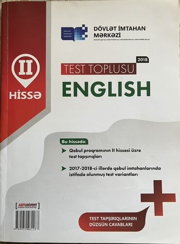тест кыргыз тили 10 класс: Məhsul: “Test Toplusu – English, II Hissə” (Dövlət İmtahan Mərkəzi