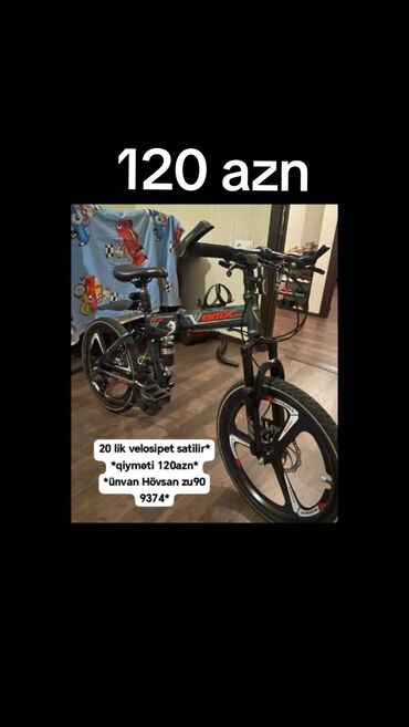 Saturn: 20 lik velosipet satilir* *qiyməti 120₼* *ünvan Hövsan zu90