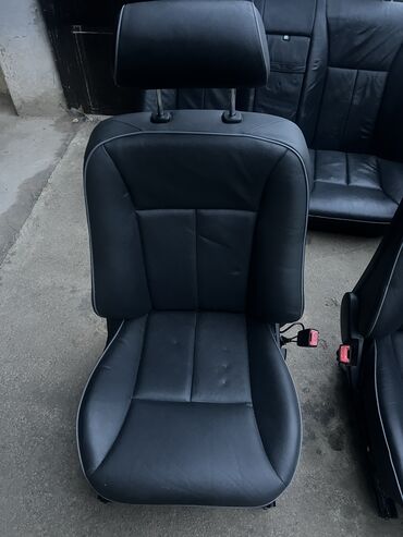 Сиденья: Комплект сидений, Кожа, Mercedes-Benz 2001 г., Б/у, Оригинал, Германия — 8