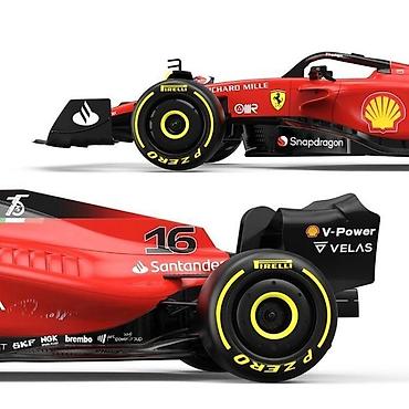 haljine leprsave: Automobil na daljinsko upravljanje Ferrari F1-75 – Rastar Šifra — 5