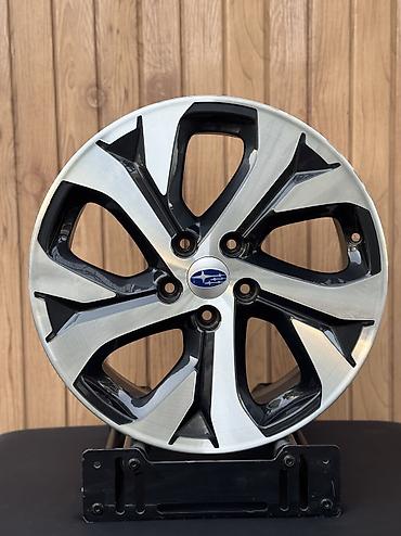 Диски: Литые Диски R 18 Subaru, Комплект, отверстий - 5, Б/у — 3