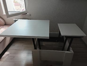Masalar: Jurnal masası, İşlənmiş, Transformer, Taxta, Kvadrat masa — 2