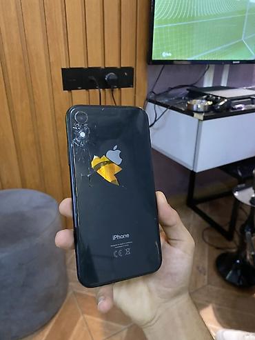 ikinci el iphone xr: IPhone Xr, 64 GB, Qara, Qırıq — 2