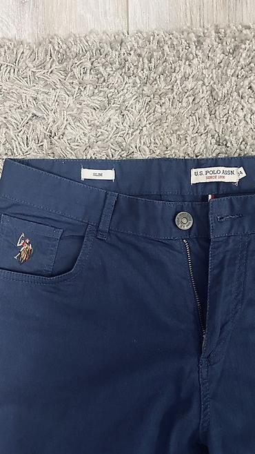 штаны s: Мужские брюки U.S. Polo Assn. - Модель: Slim (приталенный крой) - — 2