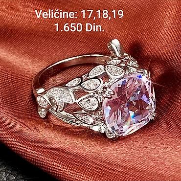 hermes kais: Elegantan posrebren ženski prsten od hirurskog čelika sa žigom S925 — 1