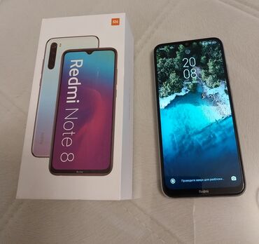 Xiaomi: Xiaomi Redmi Note 8, 32 GB, rəng - Mavi, 
 İki sim kartlı