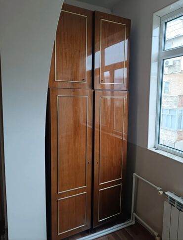atma taxta: İşlənmiş, Açılan, 2 qapılı Düz dolab, Qarderob, paltar dolabı