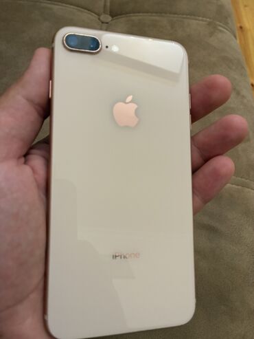 iphone 7 plus qiymeti islenmis: IPhone 8 Plus, 64 ГБ, Золотой, Отпечаток пальца, С документами