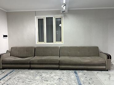 круглый пуфик: Угловой модульный диван с дополнительным угловым пуфом/креслом - — 1