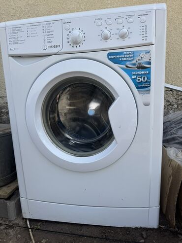 ноутбук новый: Кир жуучу машина Indesit, Колдонулган, Автомат, 6 кг чейин, Толук өлчөм