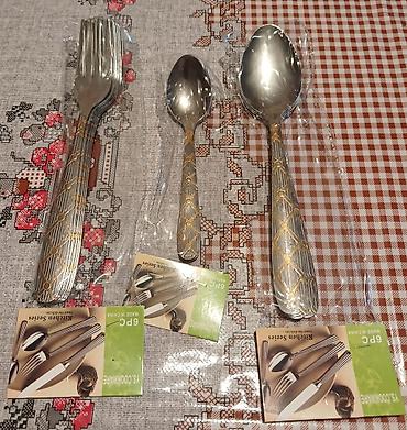 qara kepka: 12 vilka 12 balaca qasiq 12 boyuk qasiq 36ededli qiymeti 12azn — 1