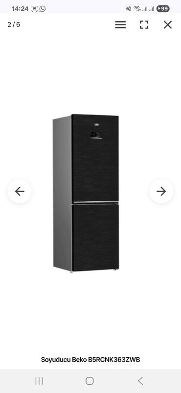 qap yuyan: 2 двери Beko Холодильник Продажа, цвет - Черный