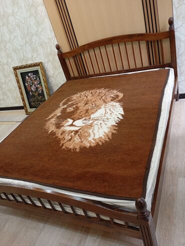 кровать бу ош: Эки кишилик керебет, Колдонулган, Матрасы бар, узуну - 200 см