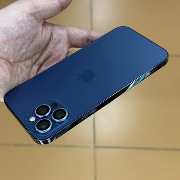 Apple iPhone: IPhone 12 Pro Max, Б/у, 128 ГБ, Синий, 96 % — 4