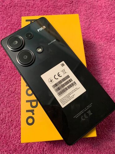 чехлы для айфон оптом: Poco M6 Pro, Б/у, 256 ГБ, цвет - Черный, 2 SIM