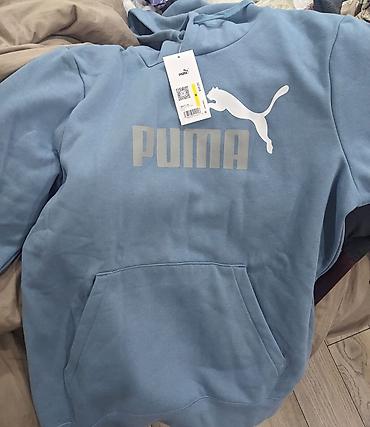 Толстовкалар: Эркектердин толстовкасы, M, Puma, Жаңы, түсү - Көгүлтүр, Өзү алып кетүү — 3