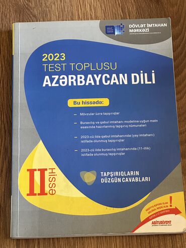 azərbaycan dili dim 2023 pdf: Azerbaycan dili 2ci hisse DIM toplu 2023 tep tezedi yalniz 4,5 seyfesi