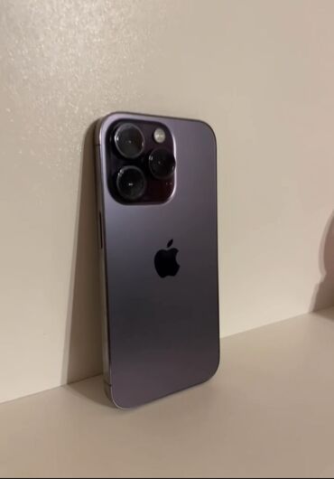 Apple iPhone: IPhone 14 Pro, 256 GB, Çəhrayı, Simsiz şarj, Face ID