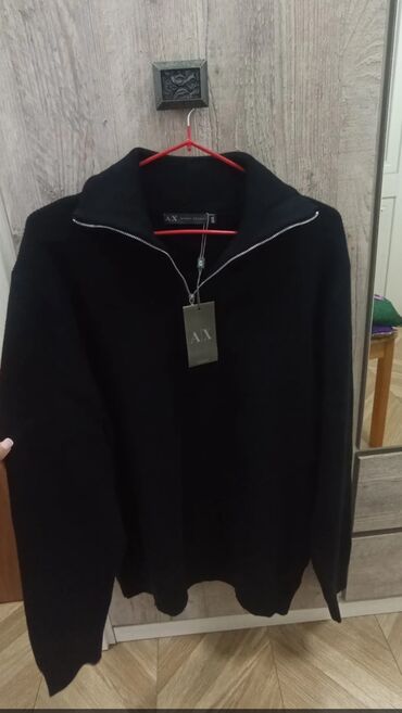 Свитера: Мужской свитер, 3XL (EU 46), Armani, Новый, цвет - Черный, Самовывоз, Платная доставка