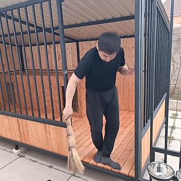 Металлические заборы: Вольер для собаки - Каркас: прочная металлическая рама с — 9