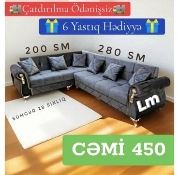 Divanlar: Künc divan, Yeni, Açılan, Bazalı, Parça, Şəhərdaxili pulsuz çatdırılma
