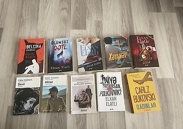 Книги и журналы: Satılır: müxtəlif müəlliflərin 12 kitabdan ibarət bədii ədəbiyyat — 1