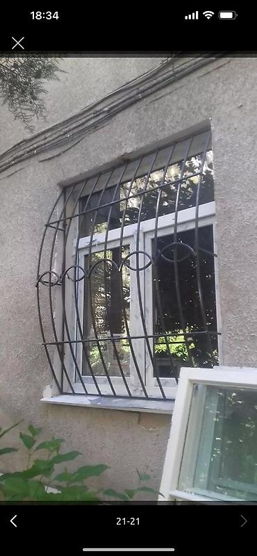 Сварка: Кованые решетки на окна - Материал: сталь, сварные вертикальные — 7