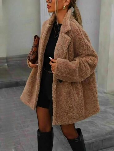 Kaputi: Ženska teddy kaput/jakna sa krupnim plišanim flisom. Model do sredine na lalafo.rs — 5 Kaputi: Ženska teddy kaput/jakna sa krupnim plišanim flisom. Model do sredine — 5