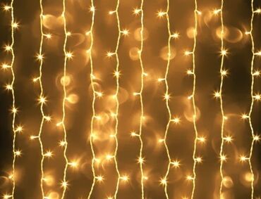 лампочки гирлянды: Бесплатная доставка по городу Гирлянда штора теплая новогодняя/