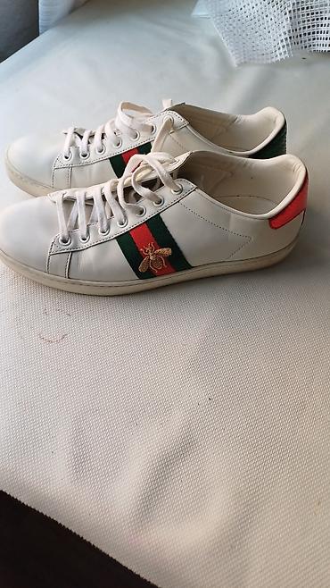 graffito очки цена: Кроссовки, 37.5, Gucci, Б/у, цвет - Белый, Платная доставка — 1