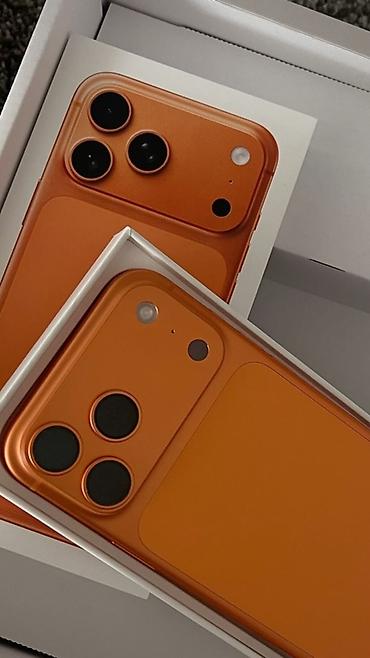 Apple iPhone: IPhone 17 Pro Max, 256 GB, Narıncı, Face ID — 14