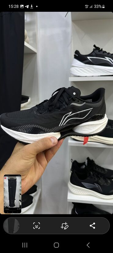 Спортивные костюмы: Мужской спортивный костюм, L (EU 40), Li-Ning, Б/у, цвет - Черный, Платная доставка, Самовывоз, Бесплатная доставка