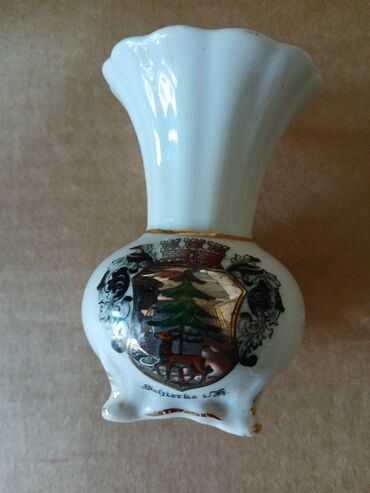 bele kugle za luster: Vase, Ceramics, color - White, Used