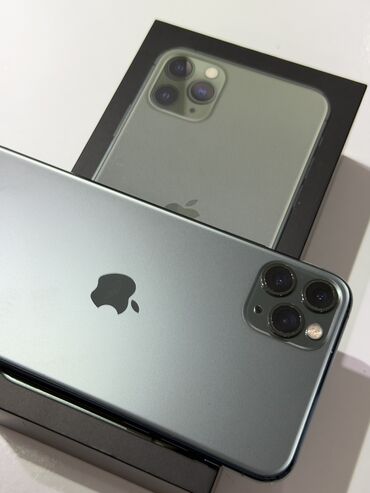 ayfon 11: IPhone 11 Pro Max, 256 GB, Yaşıl, Face ID