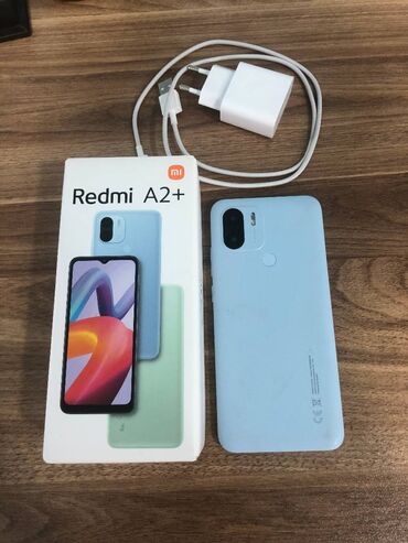 telefon fly mx330: Xiaomi Redmi A2 Plus, 32 ГБ, цвет - Голубой, 
 Отпечаток пальца, Две SIM карты